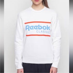 Reebok Classic White and Blue
Crewneck Sweater